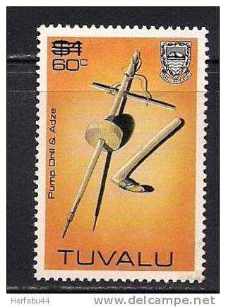 Tuvalu    Handicrafts  Surchaged     Set   SC# 207 MNH** - Tuvalu