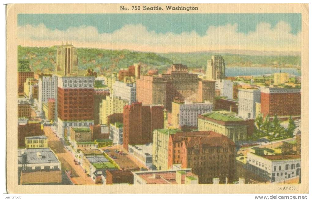 USA – United States – Seattle, Washington, Unused Linen Postcard [P6151] - Seattle