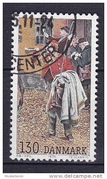 Denmark 1976 Mi. 628   130 Ø Internationale Briefmarkenausstellung HAFNIA ´76 Postkutscher Mit Horn (Cz. Slania) - Usado