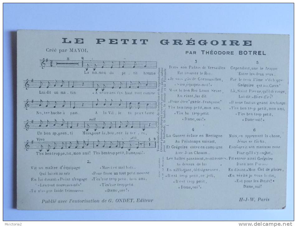 LE PETIT GREGOIRE - MUSIQUE - Music And Musicians