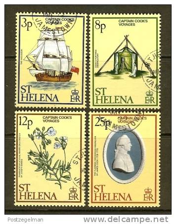 ST. HELENA 1979 Stamps James Cook CTO 313-316 # 2025 - Saint Helena Island