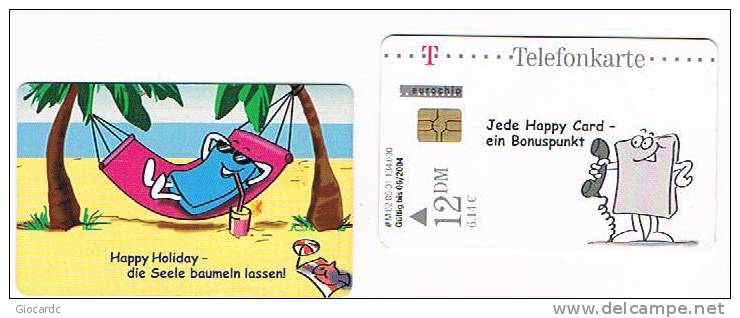 GERMANIA (GERMANY) - DEUTSCHE TELEKOM (CHIP) - 2001 HAPPY HOLIDAY    M02               - USED °- RIF. 5648 - Estaciones