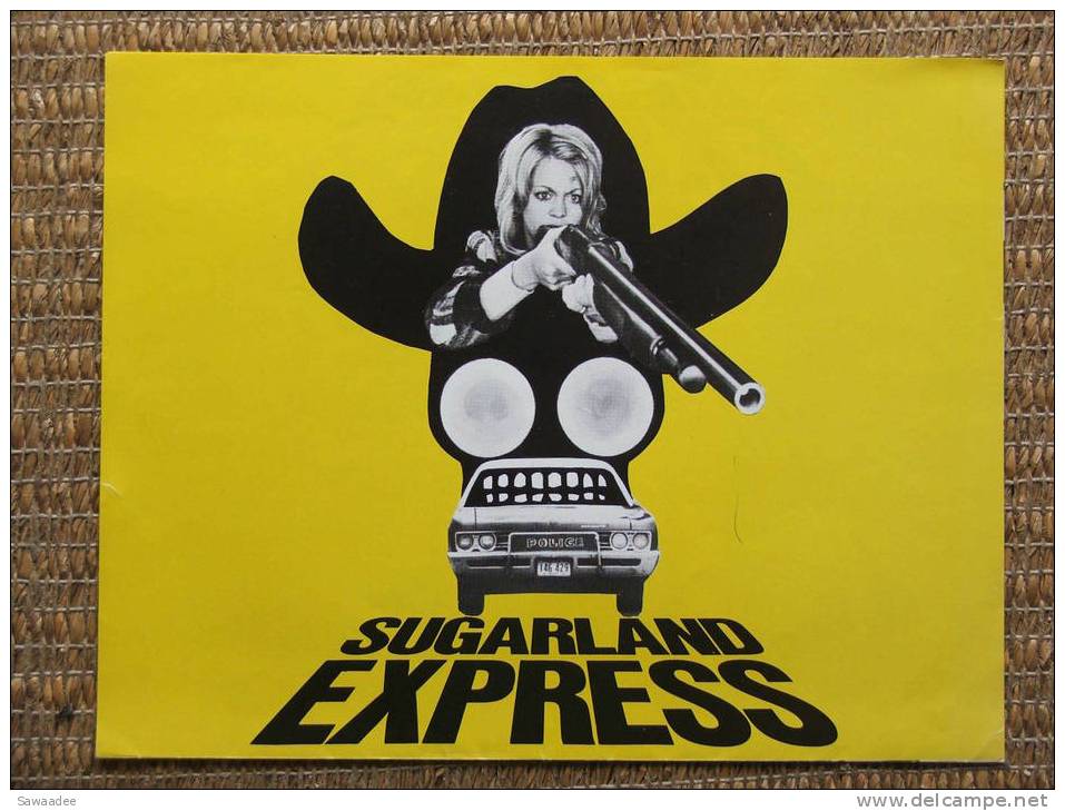 PLAQUETTE - FILM - SUGARLAND EXPRESS - STEVEN SPIELBERG - Publicidad