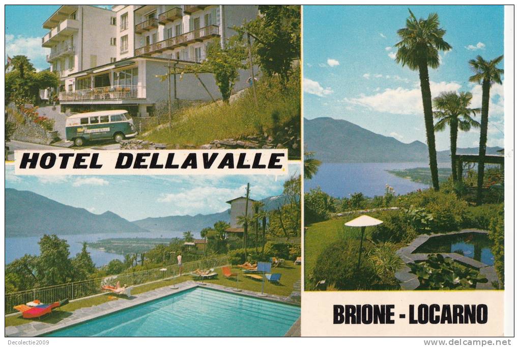 B31632 Brione Locarno Hotel Dellavale Multi Vues Not Used Perfect Shape - Brione Sopra Minusio