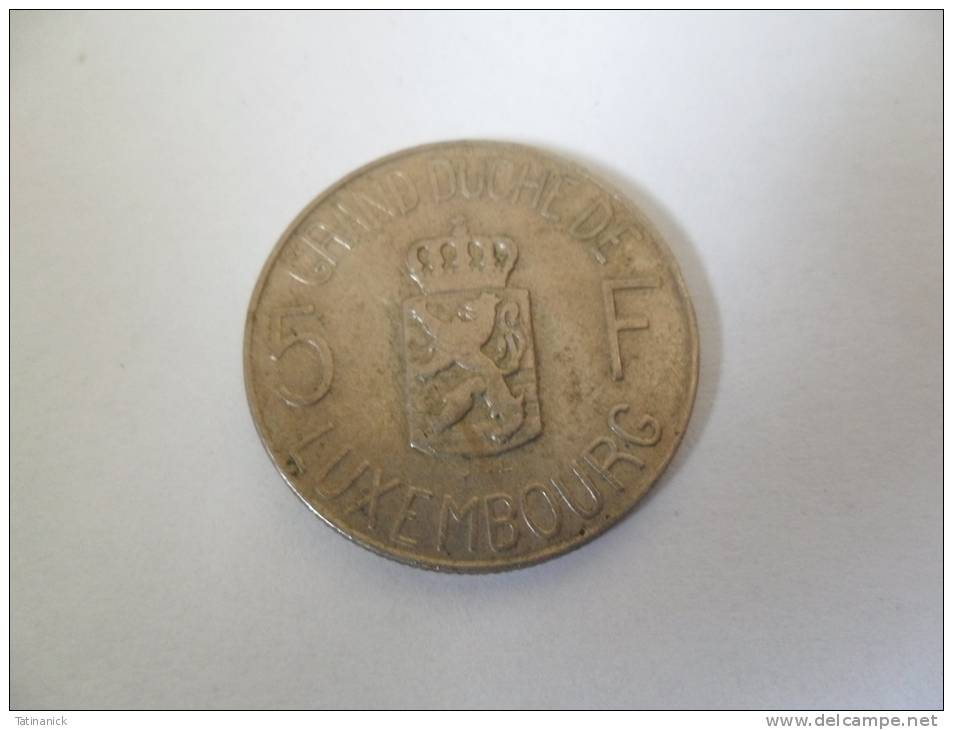 5 Franc 1962 - Luxembourg