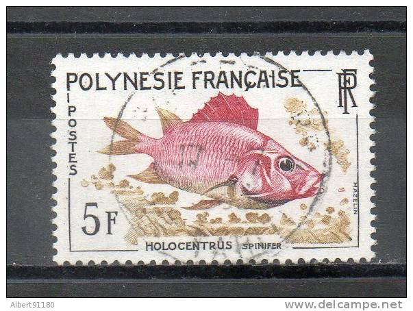 POLYNESIE Poissons 5f Polychrome 1962 N°18 - Oblitérés