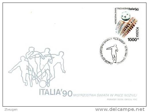 POLAND 1990 MICHEL NO: 3268 FDC - 1990 – Italie