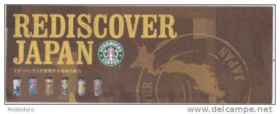 Brochure Starbucks Japan - Mugs Rediscover Japan By Starbucks In 2011 - Poster & Plakate