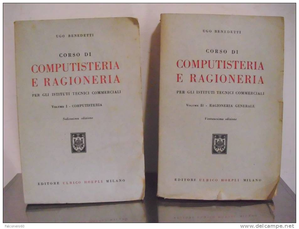 COMPUTISTERIA    RAGIONERIA  E  ELEMENTI - Libri Antichi