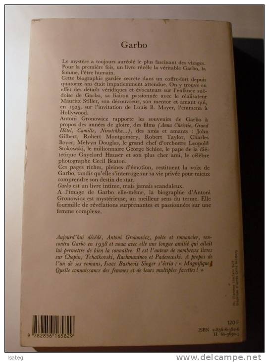 Garbo, Son Histoire Antoni Gronowicz - Autres & Non Classés