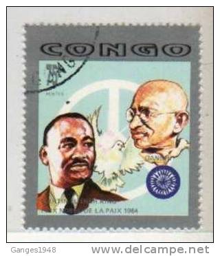 Congo Mahatma Gandhi  Martin Luther King Cto Used # 06601s D - Mahatma Gandhi