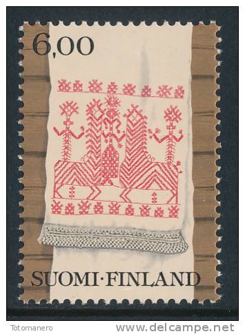 FINLAND/Finnland 1980 Definitive 6,00 Yellow Phos WTQ** - Neufs