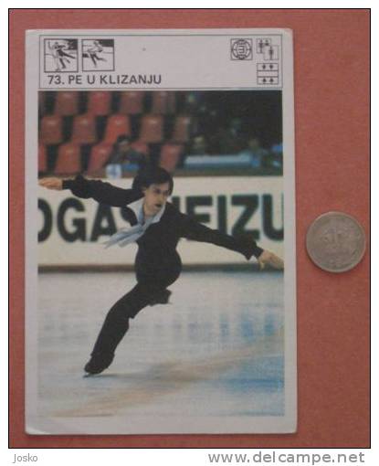 FIGURE SKATING EUROPEAN CHAMPIONSHIPS 1973. ( Yugoslav Vintage Card Svijet Sporta ) Patinage Artistique Eiskunstlauf - Other & Unclassified