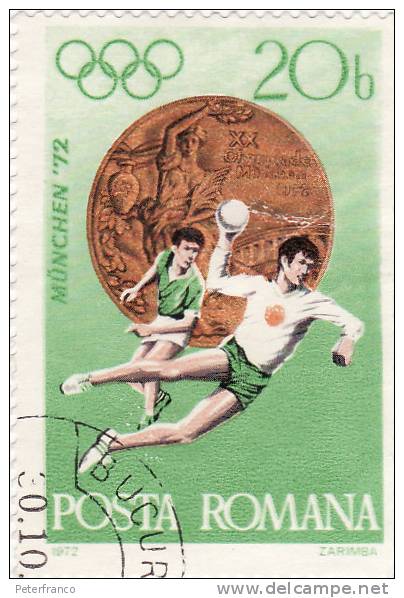 1972 Romania -  Olimpiadi Di Monaco - Pallamano