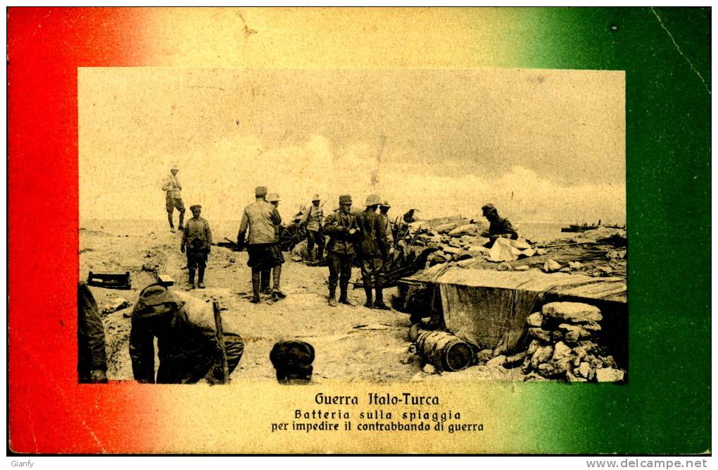 MILITARE GUERRA ITALIA TURCHIA 1912 ANIMATA - Andere Oorlogen