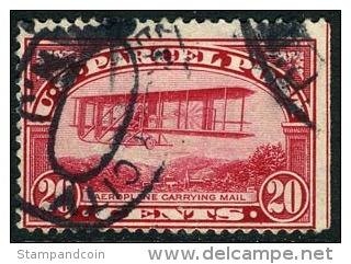 US Q8 Used 20c Parcel Post Of 1913 - Reisgoedzegels