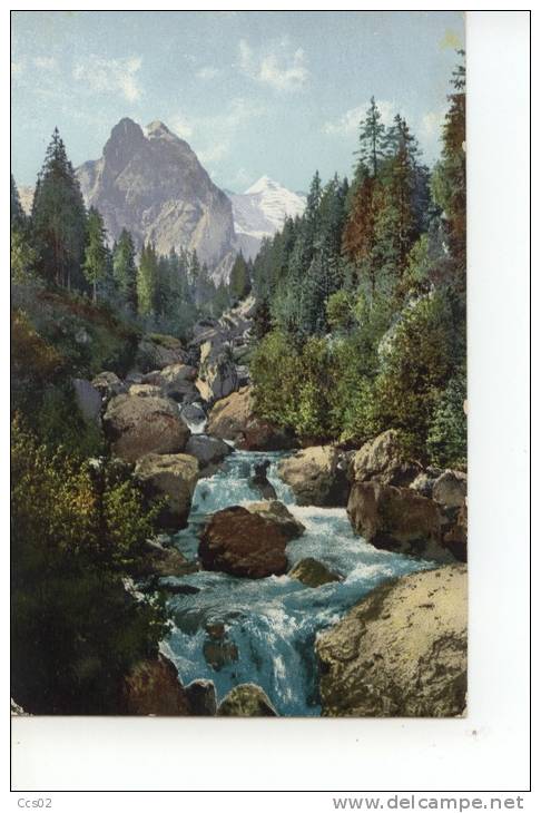 Well Und Wetterhorn Reichenbach 1911 - Reichenbach Im Kandertal