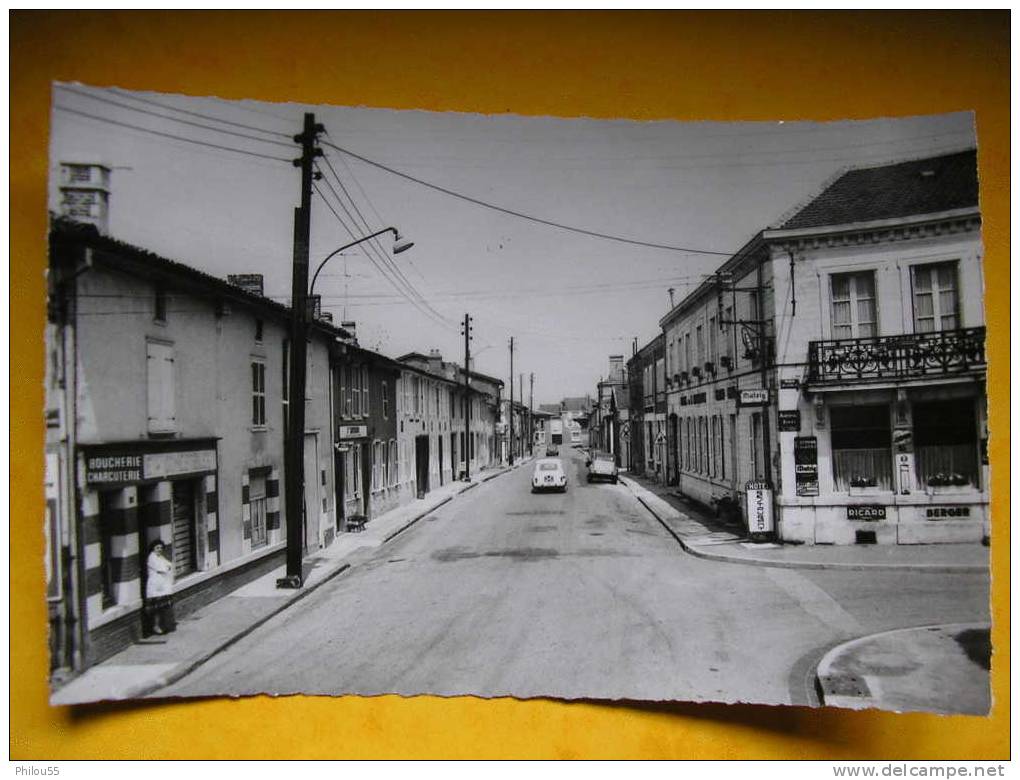 RARE Cpsm 51 GIVRY En ARGONNE , CAFE De L ESPERANCE Hotel,Restaurant Et BOUCHERIE - Givry En Argonne