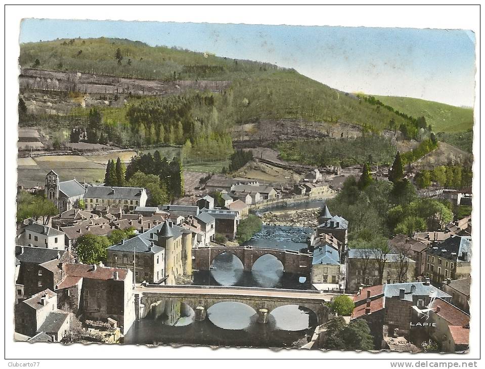 Brassac (81) : Vue Générale Aérienne  Au Niveau Des 2 Ponts Env 1950. - Brassac