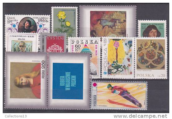 POLOGNE - 78 Timbres** - Collections