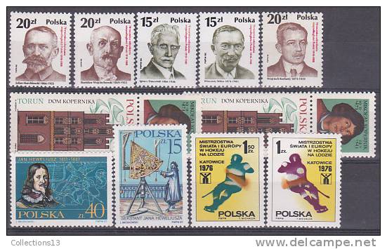 POLOGNE - 78 Timbres** - Collections