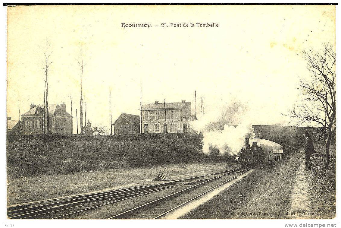 ECOMMOY - Pont De La Tombelle - Train - Ecommoy