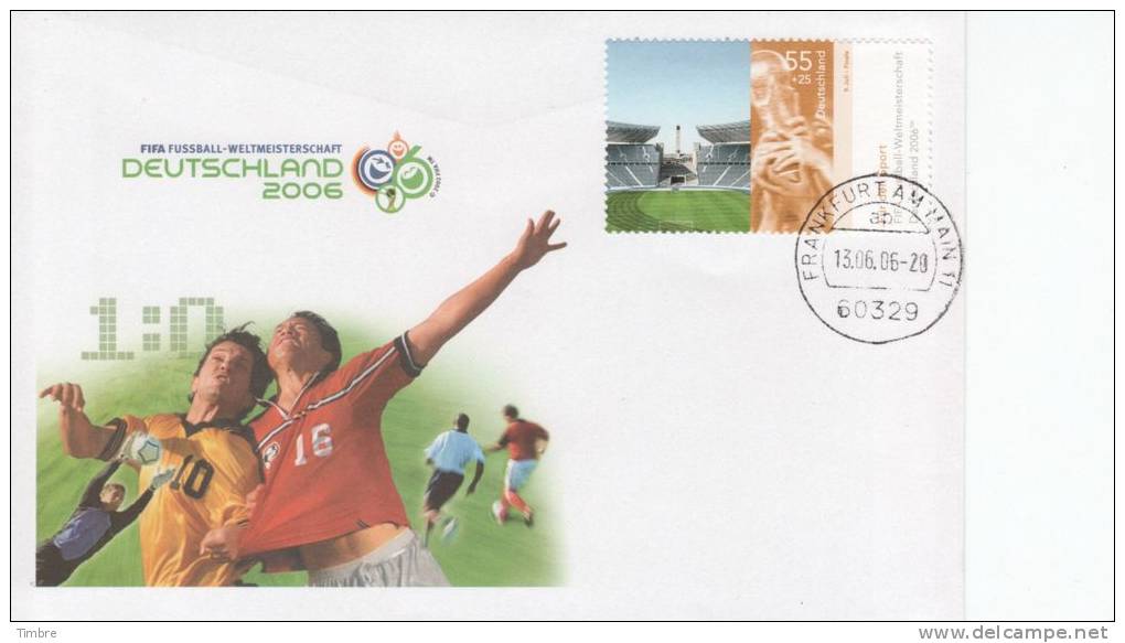Football Entier Postal Allemagne Coupe Du Monde 2006 - 2006 – Deutschland