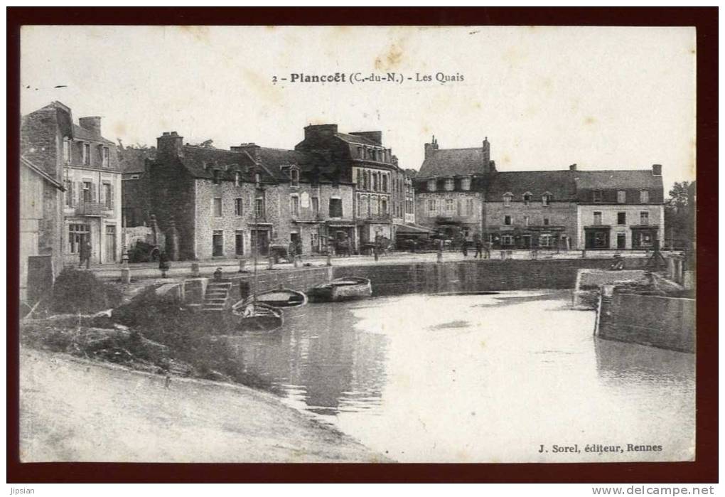 Cpa Du 22  Plancoet Les Quais LAN1 - Plancoët