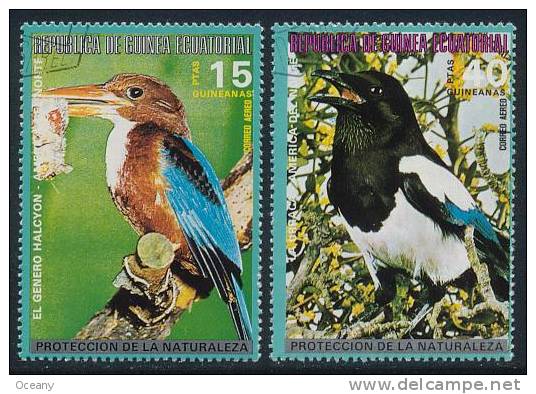 Guinée équatoriale - Oiseaux PA 81 Oblit. - Collections, Lots & Series