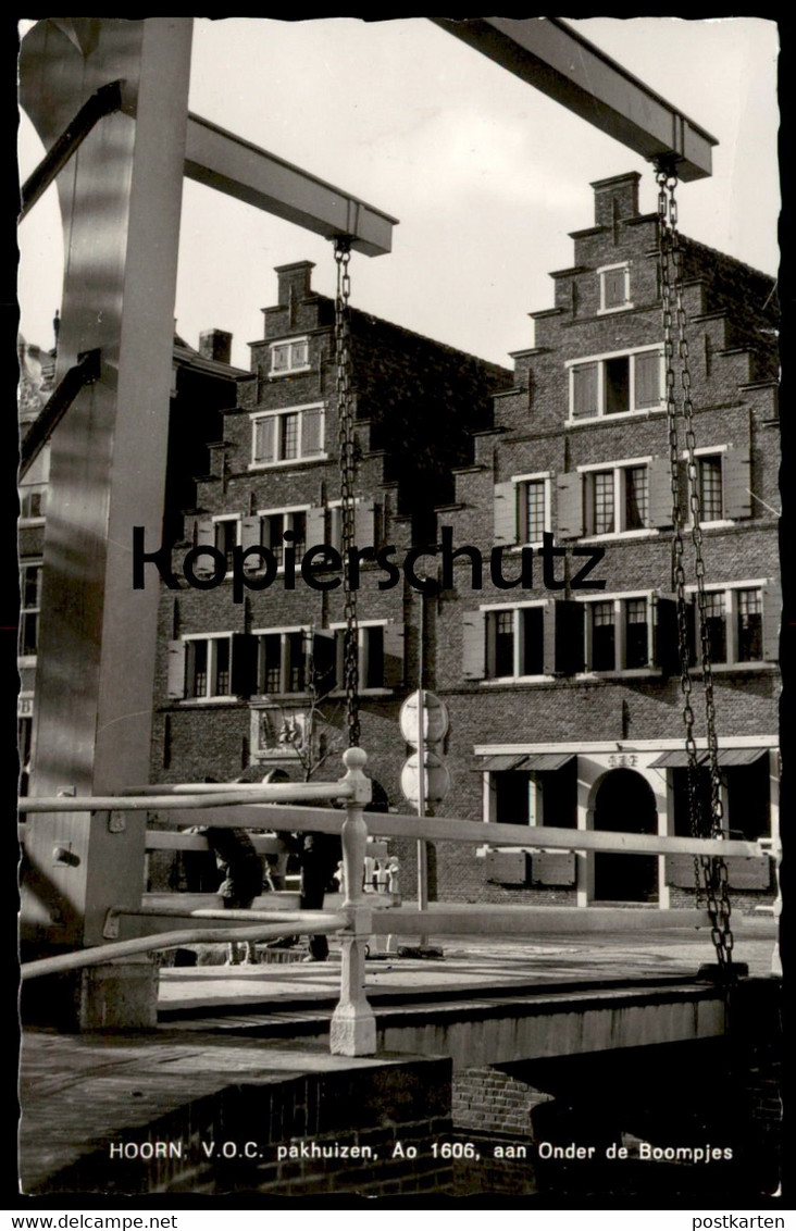 ÄLTERE POSTKARTE HOORN V.O.C. PAKHUIZEN AO 1606 AAN ONDER DE BOOMPJES Speicherhaus Magazine Combles Grenier Cpa Postcard - Hoorn