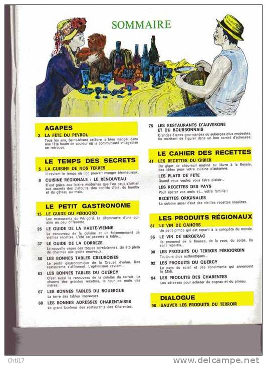 CHARENTES MAGAZINE HORS SERIE SPECIAL GASTRONOMIE 1982 - Poitou-Charentes