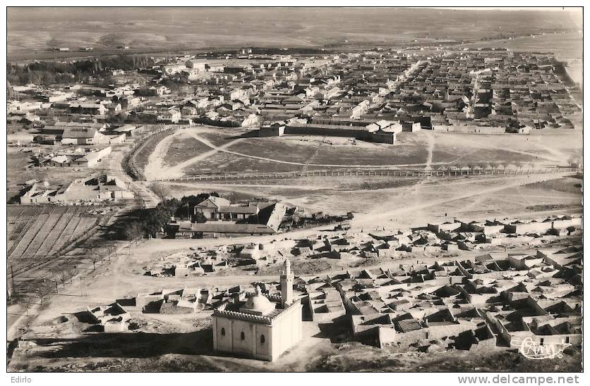 DJELFA Du Titteri - Vue Aérienne   - écrite TTB - Djelfa