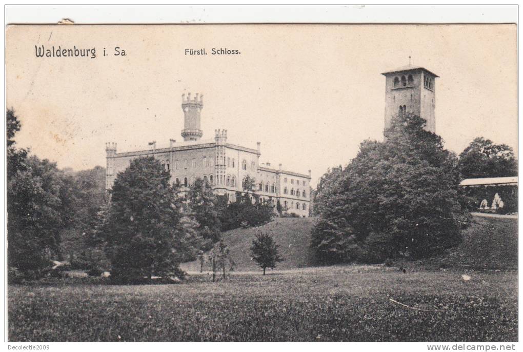 Z10268 Waldenburg Furstl Schloss - Waldenburg (Sachsen)