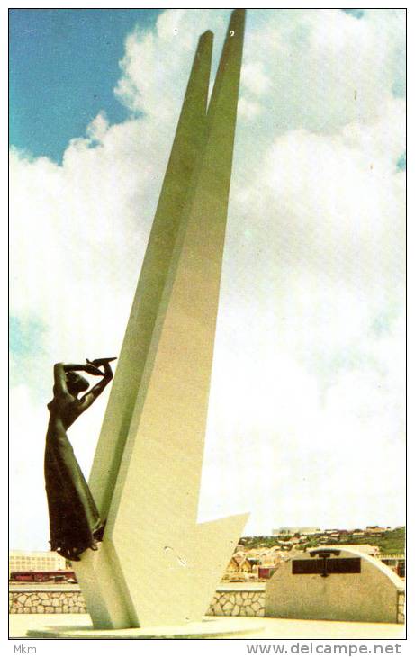 Monument Of The Netherlands Antilles Dead In WWII - Curaçao