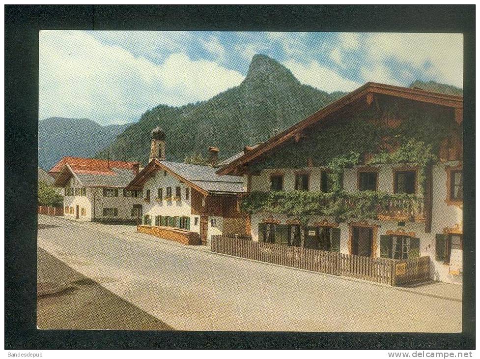 CPSM - Allemagne - OBERAMMERGAU - Dedlerstrasse (H. Kronburger) - Oberammergau