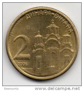 SERBIA 2 DINARA 2006 - Servië