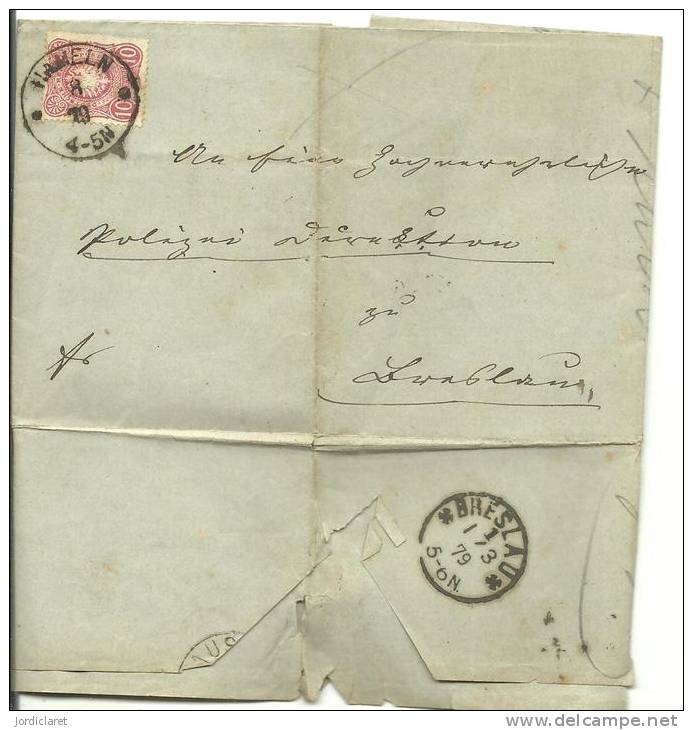 CARTA 1879 - Briefe U. Dokumente
