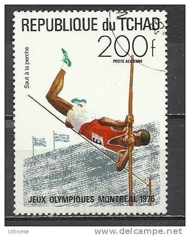 CHAD 1976 - OLYMPIC GAMES 200 - USED OBLITERE GESTEMPELT - Verano 1976: Montréal