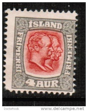 ICELAND   Scott #  73*  F-VF Mint Hinged - Ungebraucht