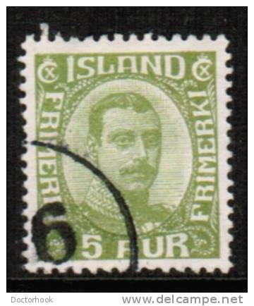 ICELAND   Scott #  111  VF USED - Oblitérés