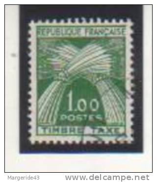 TAXE N°94 OBL COTE 2.30 - 1859-1959 Afgestempeld