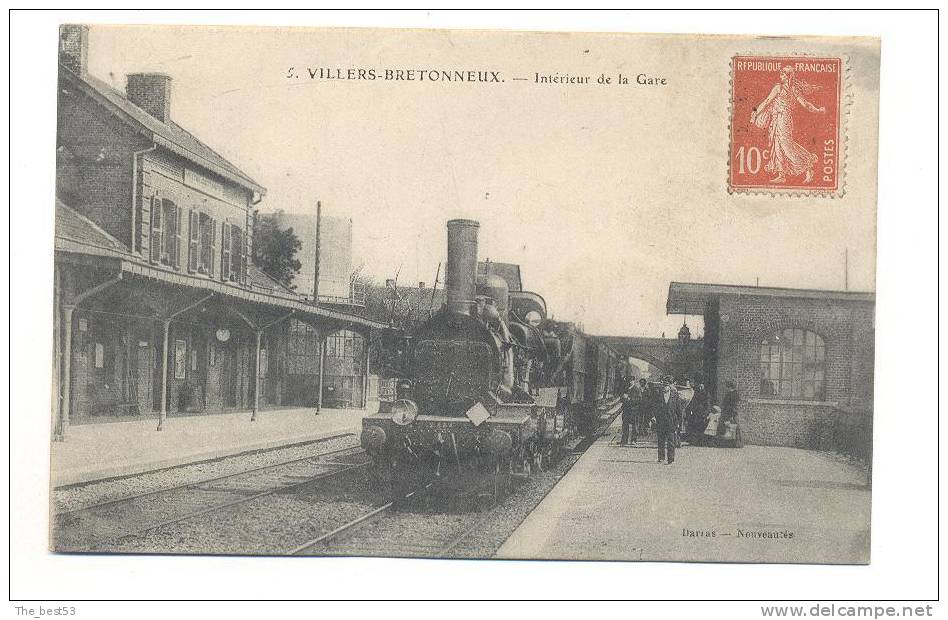 5   -   Villers Bretonneux   -   Intérieur De La Gare - Villers Bretonneux