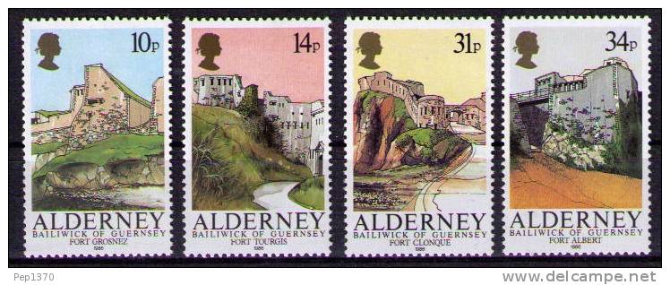 ALDERNEY 1986 - FUERTES - YVERT Nº 28-31 - Alderney