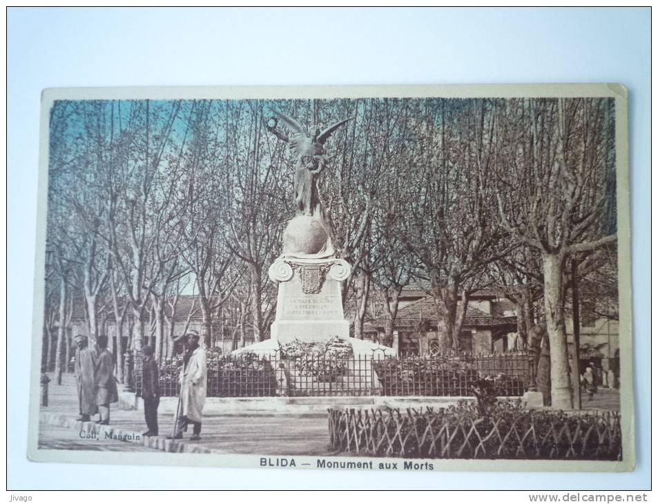 ALGERIE  -  BLIDA  :  Monument Aux  MORTS - Blida