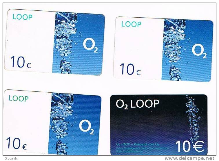 GERMANIA (GERMANY) -  O2 (RECHARGE) -  LOT OF 4 DIFFERENT     - USED °- RIF. 5797 - Cellulari, Carte Prepagate E Ricariche