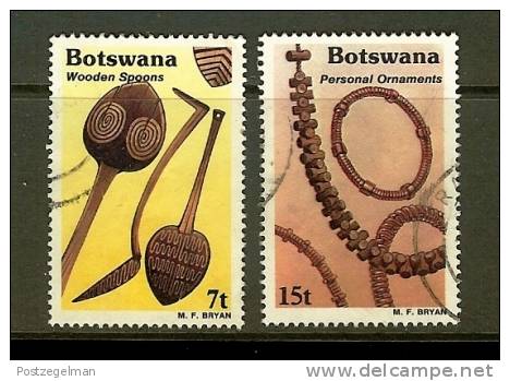 BOTSWANA 1983 Used Stamp(s) Handicrafts 329-332  2 Values Only (thus Not Complete) - Other & Unclassified