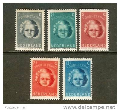 NEDERLAND 1945 MNH Stamp(s) Child Welfare 444-448 #014 - Neufs