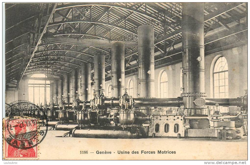 GENEVE USINE DES FORCES MOTRICES - Genève