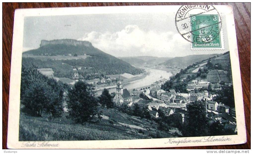 == Königstein Elbe 1928 - Koenigstein (Saechs. Schw.)