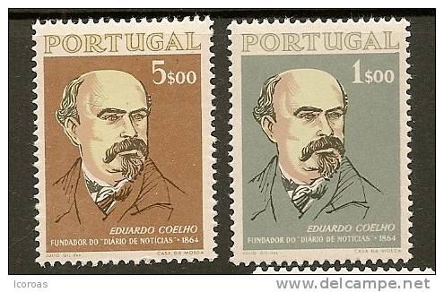 Eduardo Coelho; Diário Notícias;journalism - Unused Stamps